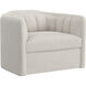 Birrit Dove Cream Armchair, Swivel